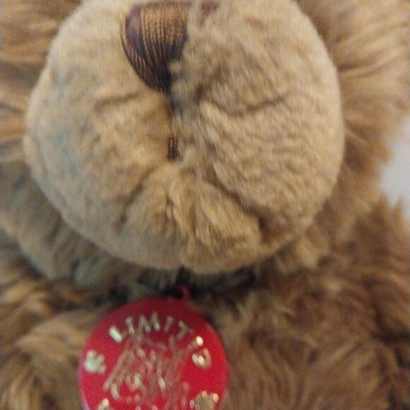 Vintage Centennial Build A Bear Brown Furry Plush Stuffie Medallion 2001 BAB 18" - Picture 15 of 16